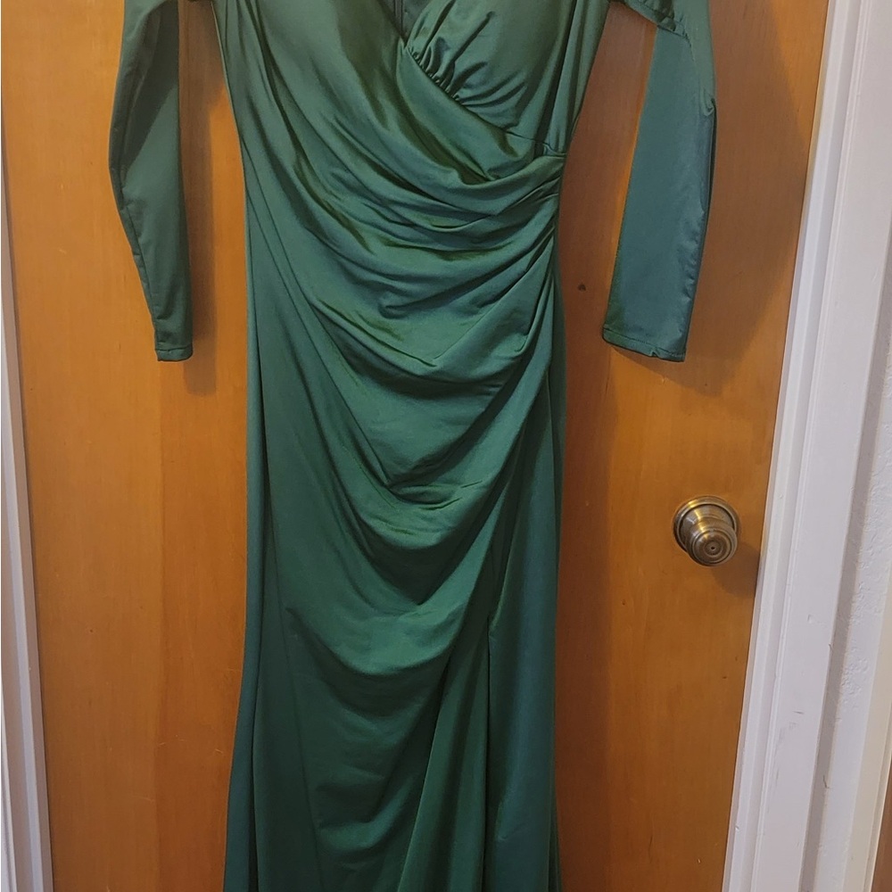 Emerald Green Evening Dress Size S